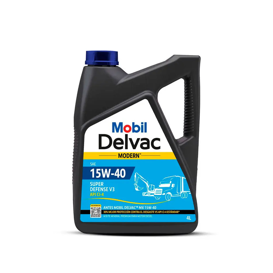 ACEITE MOTOR 15W40 MOBIL DELVAC MODERN SUP DEF V3. 4 LTS