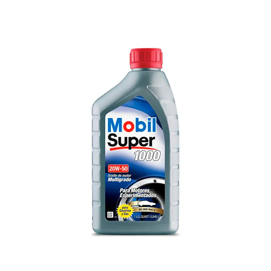 ACEITE MOTOR 20W50 MOBIL SUPER 1000 LITRO