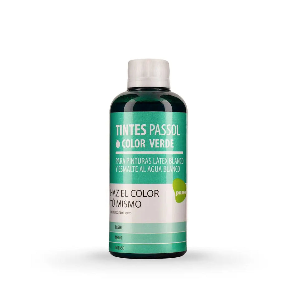 PIGMENTO VERDE BOTELLA 250 ML 0440010 PASSOL