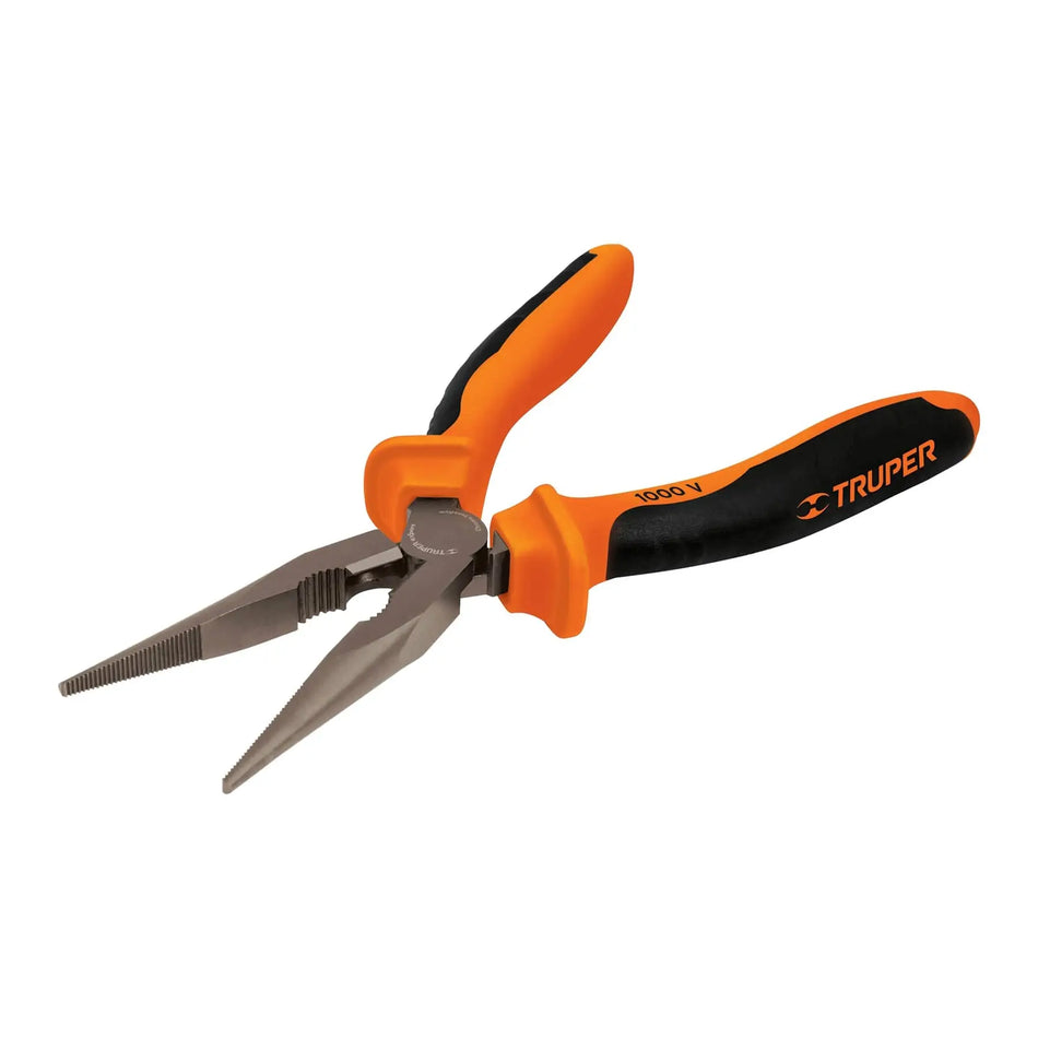 ALICATE PUNTA 8 PULG AISLADO TRUPER T203-8X