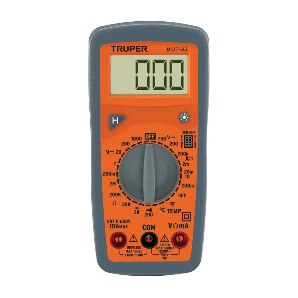 MULTIMETRO DIGITAL MUT-33 TRUPER