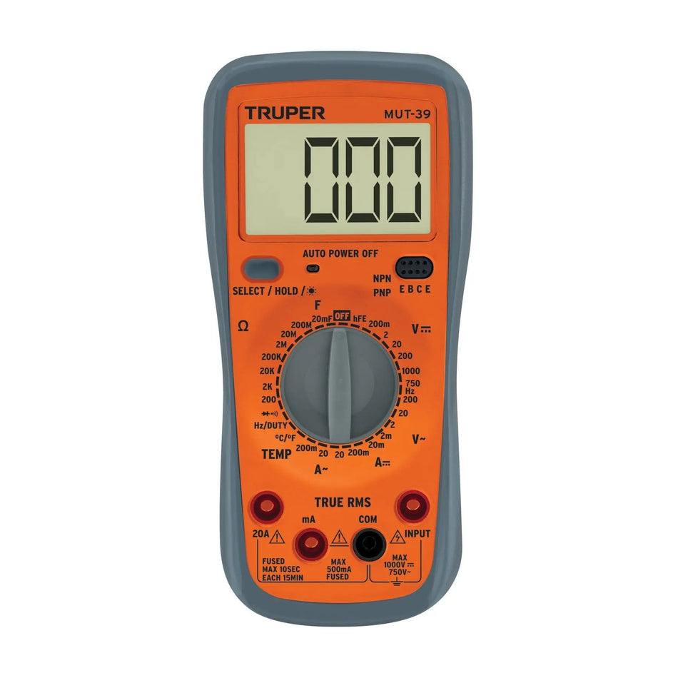 MULTIMETRO DIGITAL PROF MUT-39 TRUPER