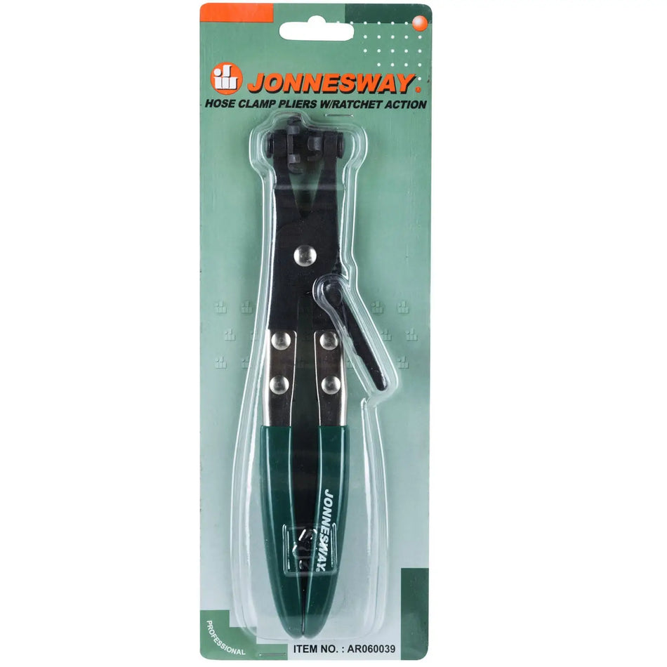 ALICATE PARA ABRAZADERAS CON CHICHARRA JONNESWAY AR060039