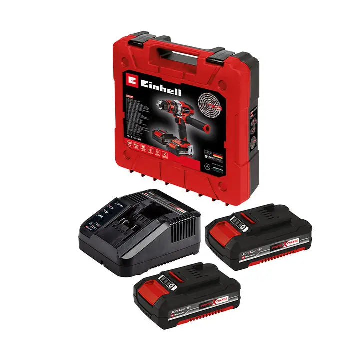 EINHELL 18V CORDLESS HAMMER DRILL 2 BAT+ CHARGER 4513935