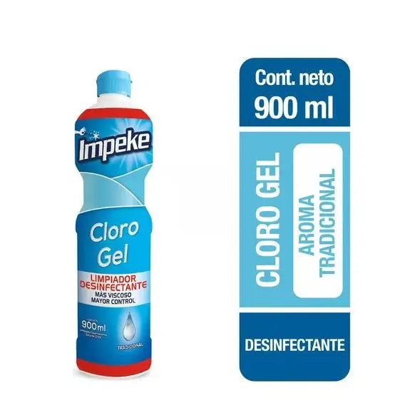 CLORO GEL AROMA TRADICIONAL 900ML IMPEKE 2002217
