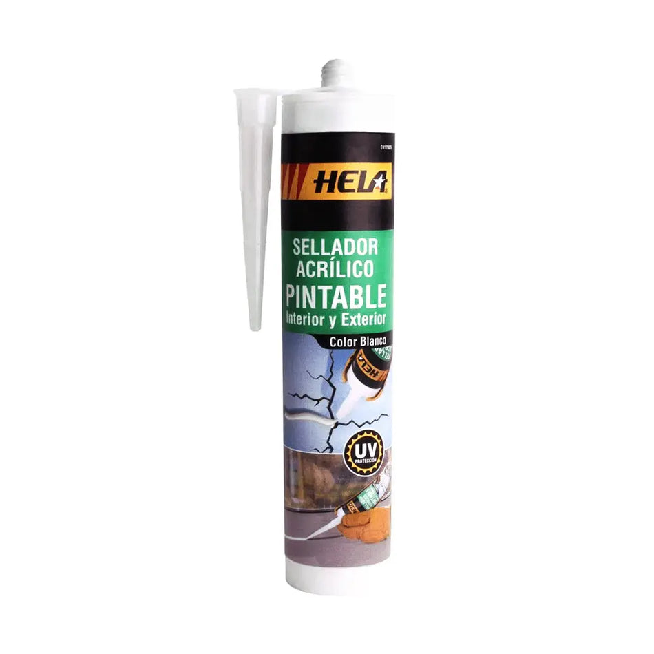 SELLADOR ACRILICO PINTABLE BLANCO 280 ML HELA 24120026