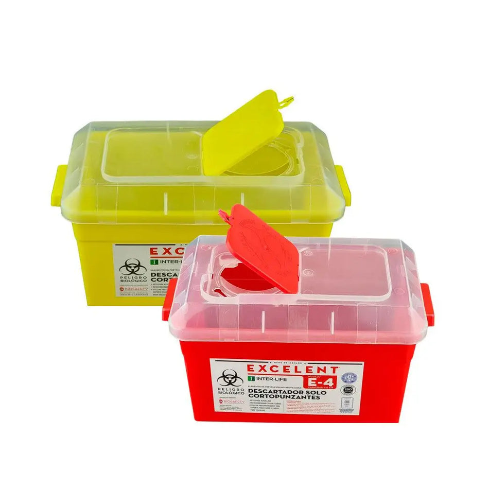 CONTENEDOR 4.5/5 LTS AMARILLO E-4 CORTO PUNZANTES