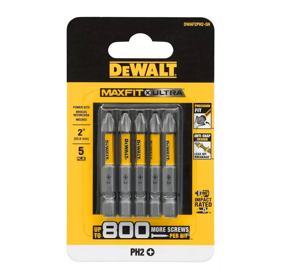 PUNTA PH2 50 MM 5 PZ DWAF2PH2-5H DEWALT