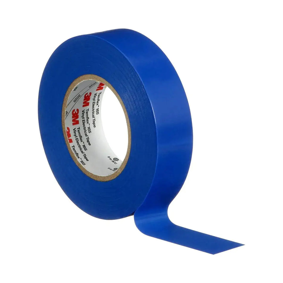 CINTA AISLANTE 19 MM X 10 MTS AZUL TEMFLEX 165 3M