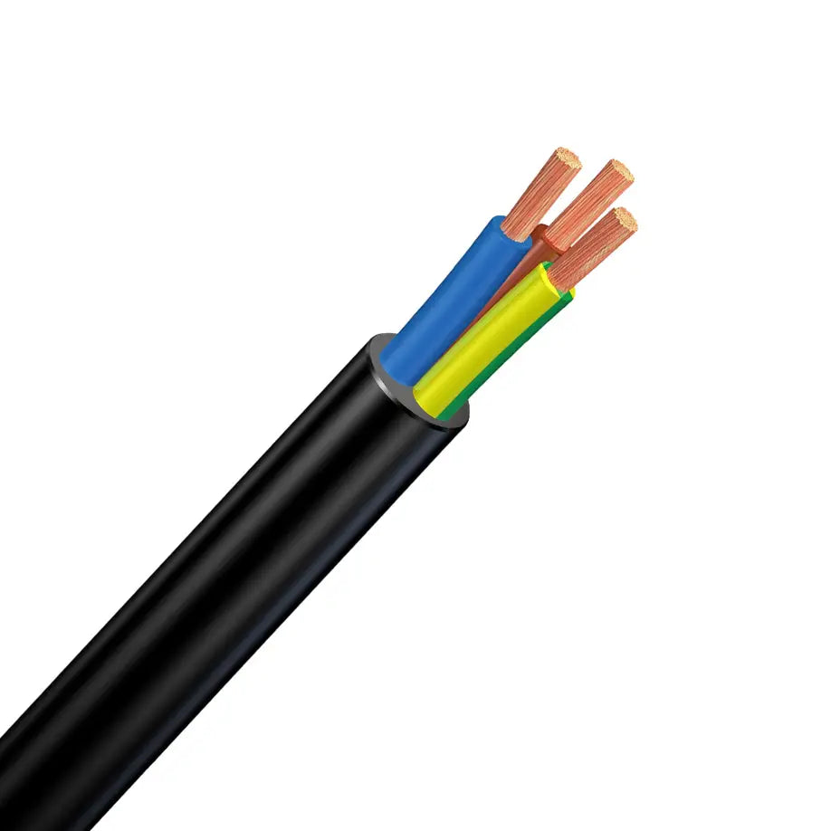 CABLE ELECTRICO 3 X 1.5 MM NEGRO H05VV-F