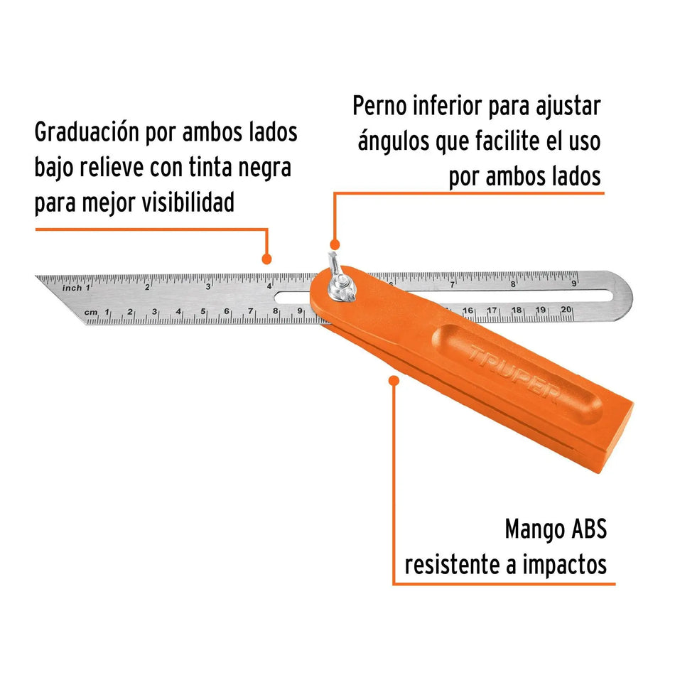 ESCUADRA FALSA 8 PULG TRUPER EFT-8