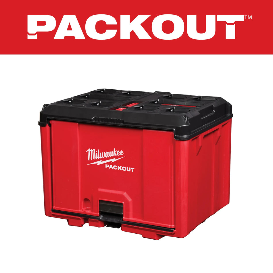 CAJA PACKOUT PUERTA ABATIBLE MILWAUKEE 48-22-8445