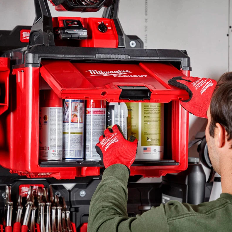 CAJA PACKOUT PUERTA ABATIBLE MILWAUKEE 48-22-8445