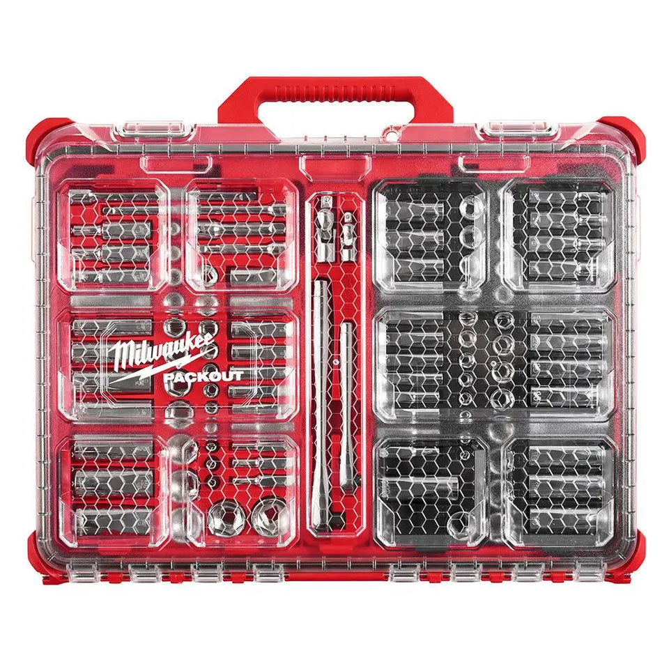 JUEGO DADOS 1/4-3/8 METRICOS 106 PZ PACKOUT 48-22-9486