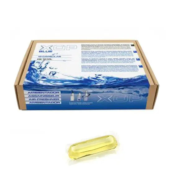 DESODORANTE AMBIENTAL XOP BLUE CAJA 12 UNID PROQUIMIA