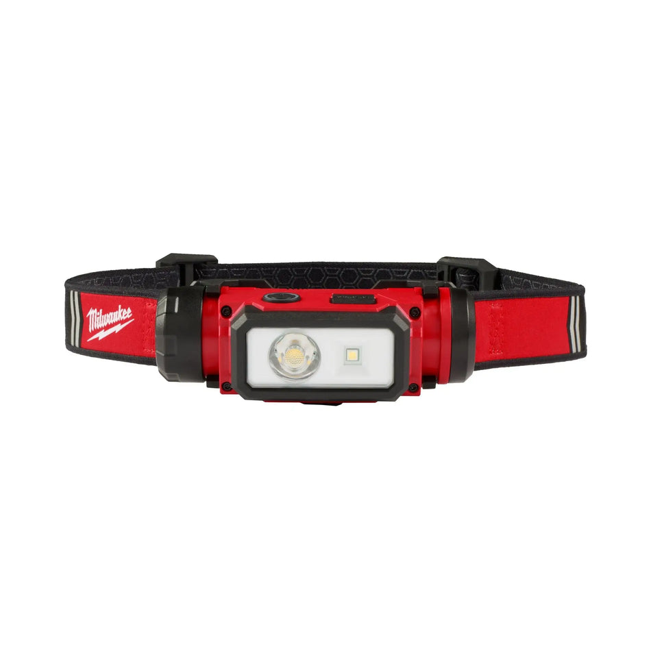 LINTERNA 600 LUMENES DE CASCO RECARGABLE MILWAUKEE 2163-21