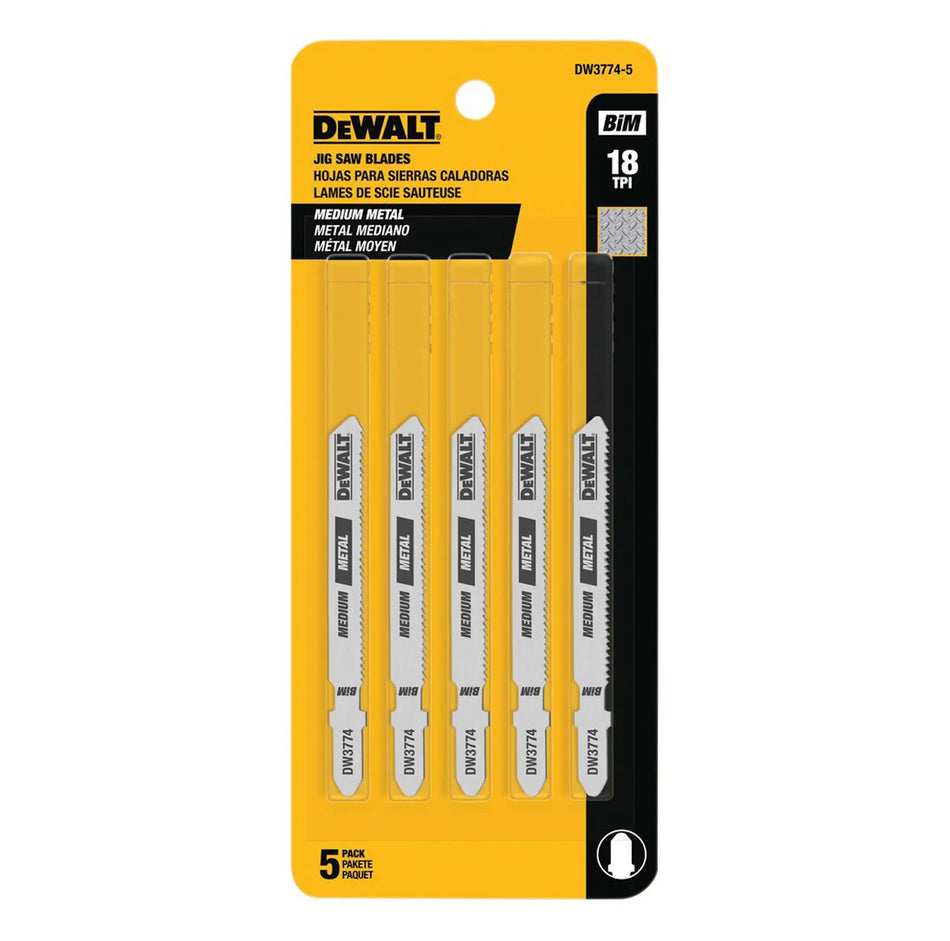 HOJA SIERRA CALAR METAL 5 PZ DW3774-5 DEWALT