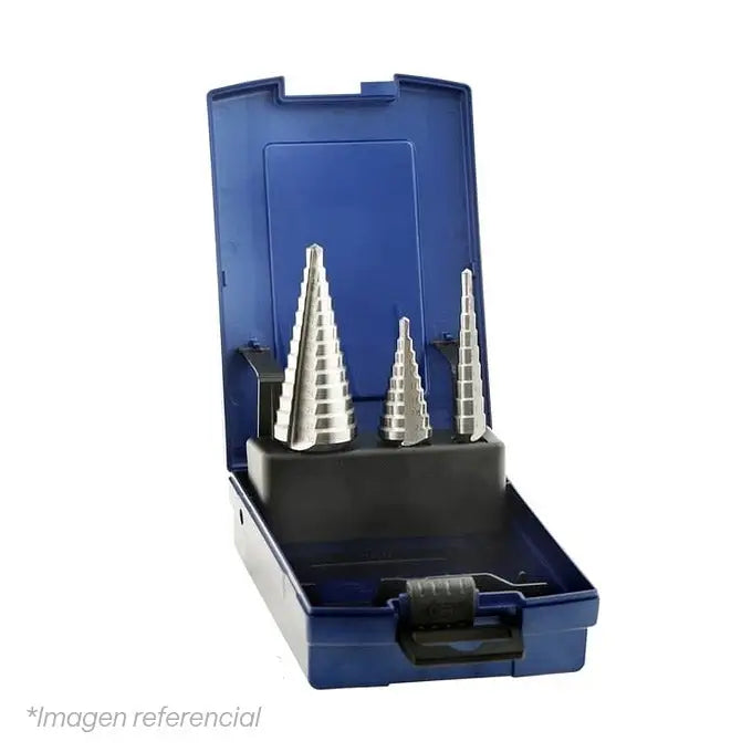 JUEGO BROCA ESCALONADAS 3 PZ 4-30 MM 88500003