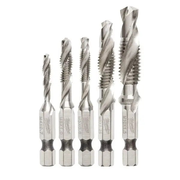 JUEGO MACHOS P/TALADRO M4-M10 5 PZ MILWAUKEE 48-89-4875