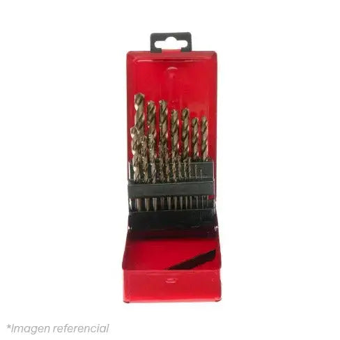 JUEGO BROCAS COBALTO 1-10 MM 19 PZ 571119 ITALIA