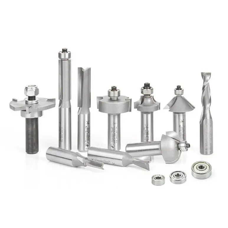 12-PIECE ROUTER BIT SET 1/2" SHANK