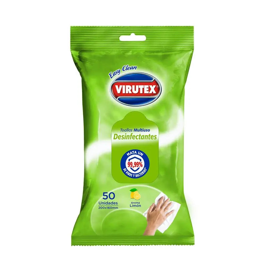 TOALLA DESINFECTANTE VIRUTEX 50 UNID 1100739
