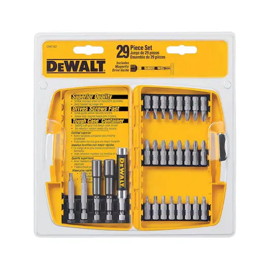 JUEGO PUNTAS ATORNILLAR 29 PZ DEWALT DW2162