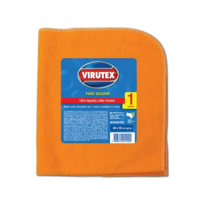 PAÑO NARANJO SACUDIR 40 X 35 VIRUTEX 1100751
