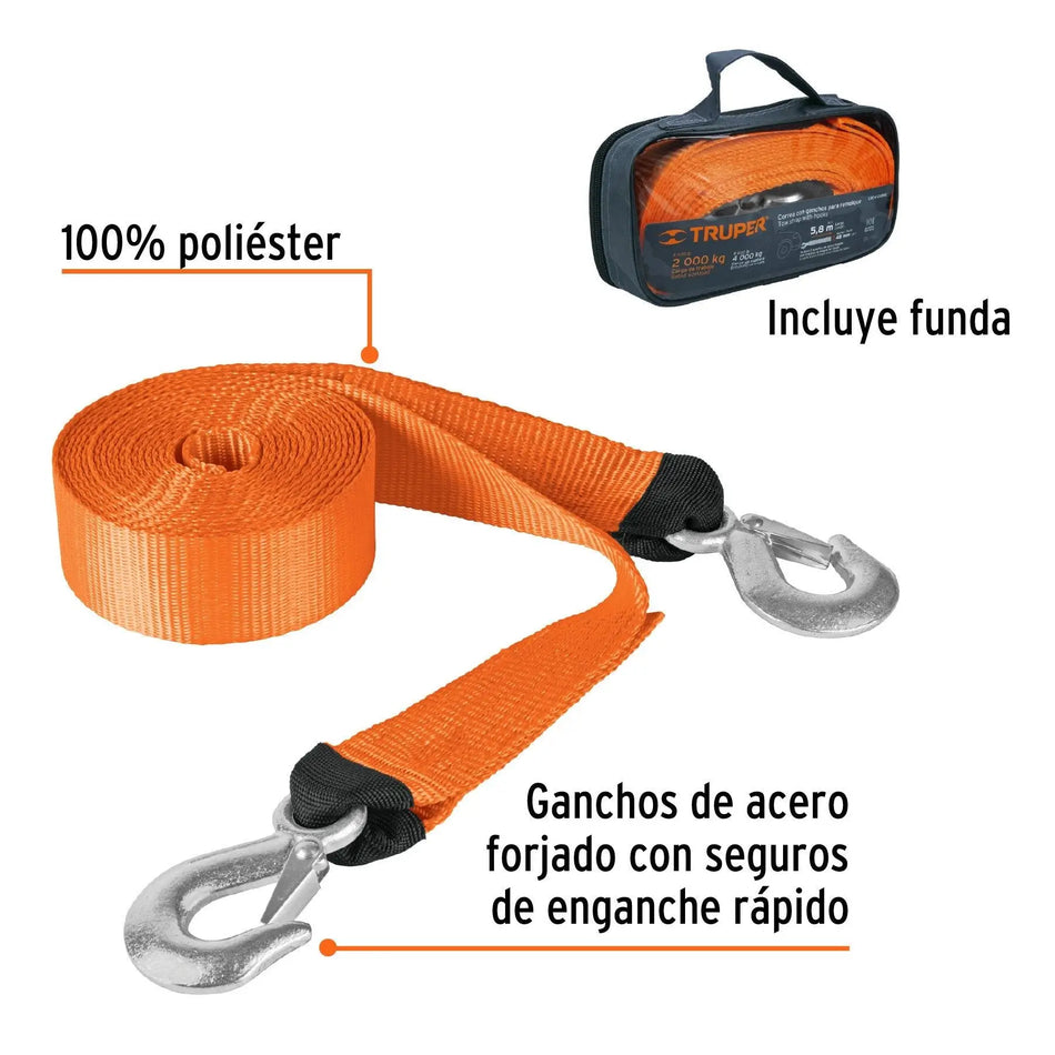 FAJA REMOLQUE 5.8 METROS TRUPER
