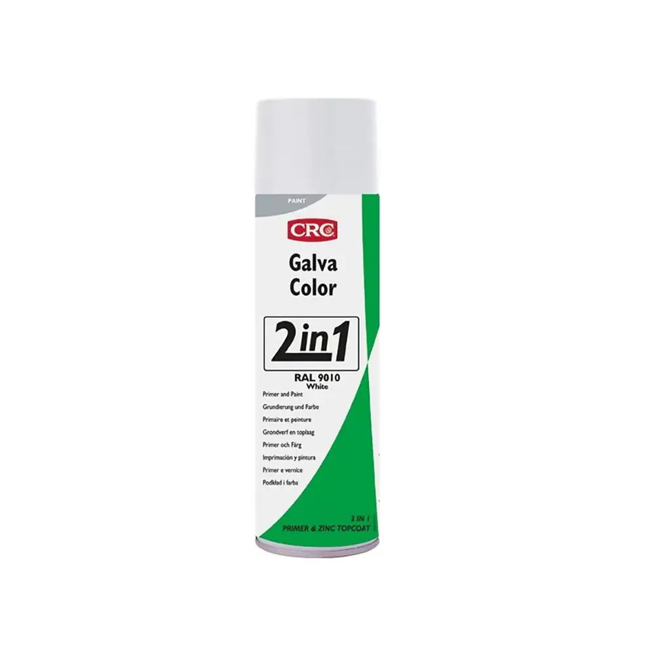 PINTURA SPRAY 500 ML GALVA COLOR BLANCO  CRC