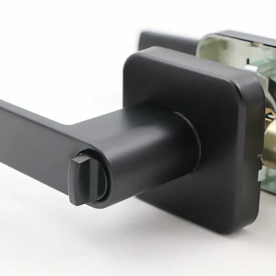 CERRADURA PUERTA TUBULAR BARI C/MANILLA OF/DORM NEGRO 160561