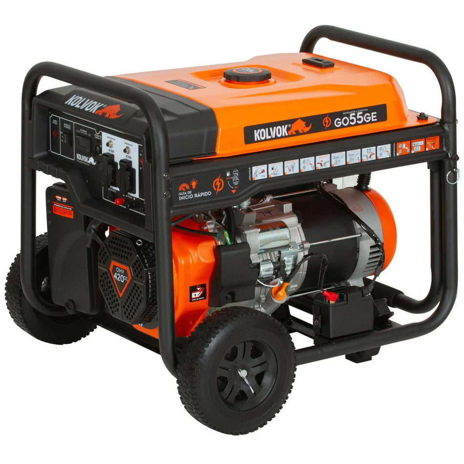 GENERADOR 5.5 KVA BENCINERO GO55GE KOLVOK
