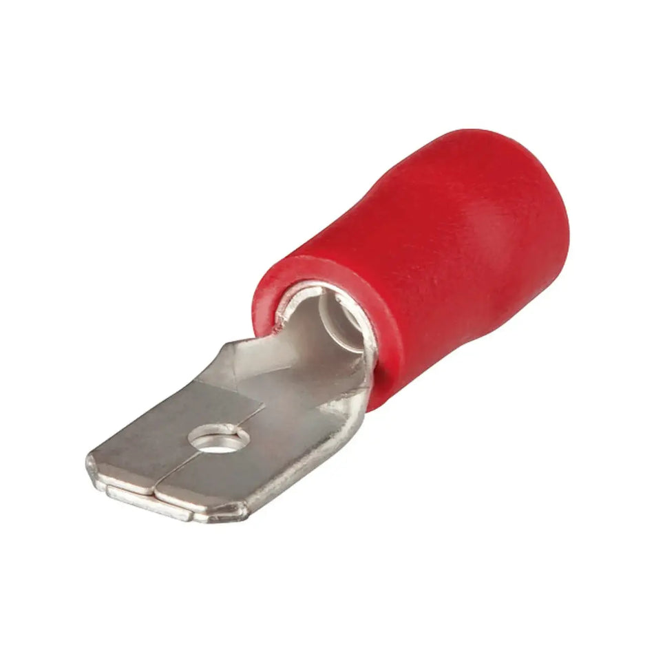 TERMINAL ELEC PALETA MACHO ROJO SEMI-AISL
