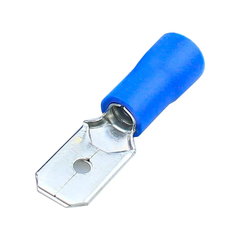 TERMINAL ELEC PALETA MACHO AZUL SEMI-AISL