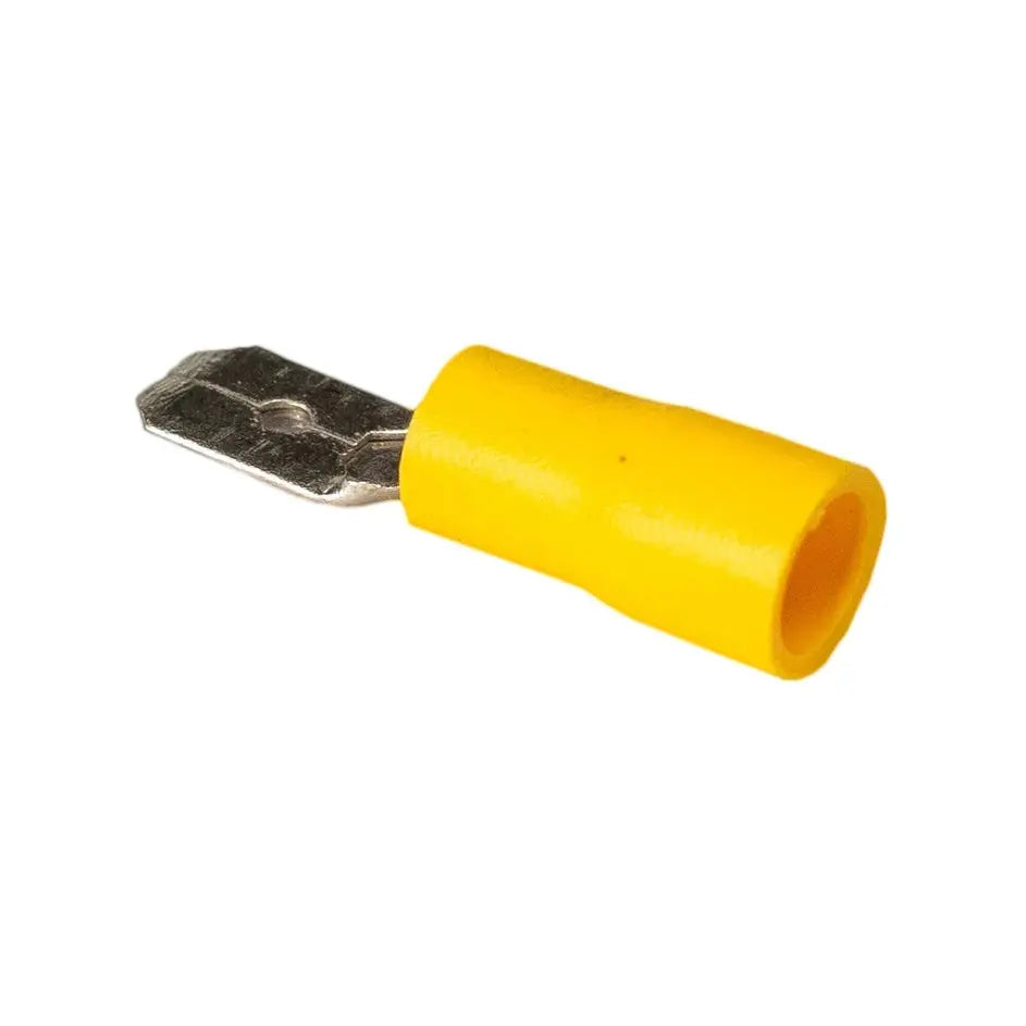 TERMINAL ELEC PALETA MACHO AMARILLO SEMI-AISL 13-005
