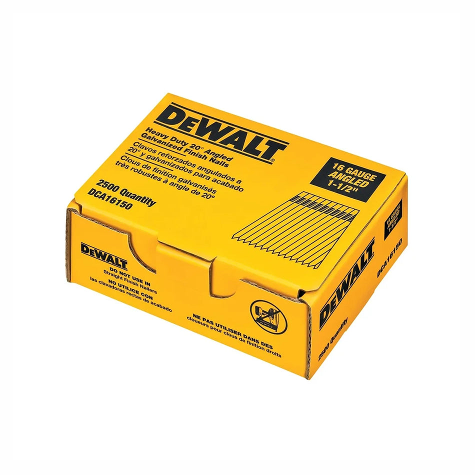 CLAVO 16G 1.1/2 PULG 2500 UNID DCA16150 DEWALT