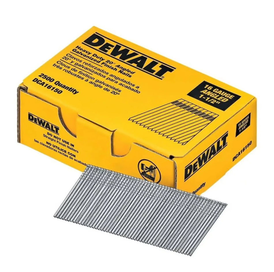 CLAVO 16G 1.1/2 PULG 2500 UNID DCA16150 DEWALT
