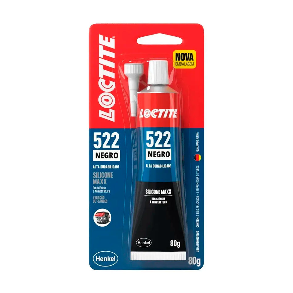 SILICONA ULTRA BLACK 80 ML LOCTITE 522