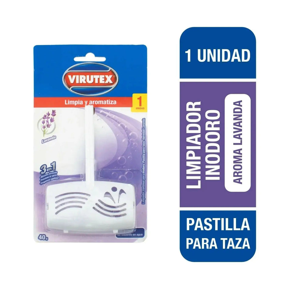 LIMPIADOR INODORO CANASTO WC LAVANDA VIRUTEX 1101681