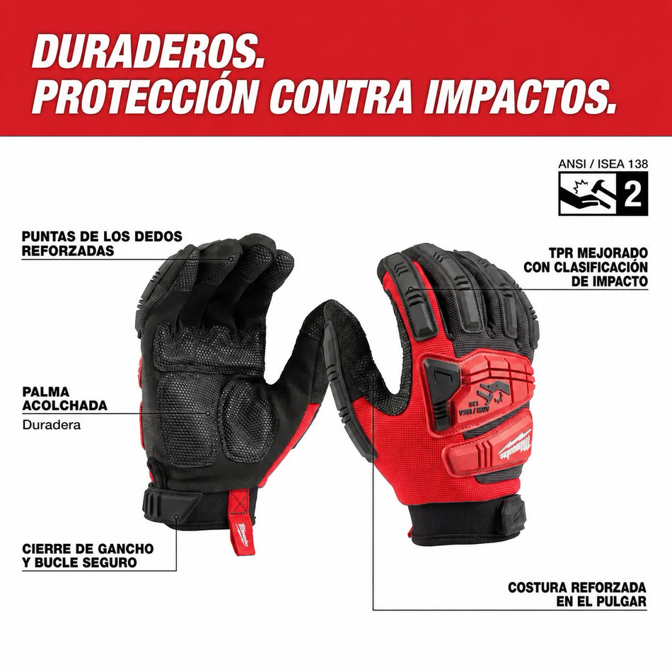 GUANTE ANTI IMPACTO WRECKING T/L 48-73-8552 MILWAUWEE