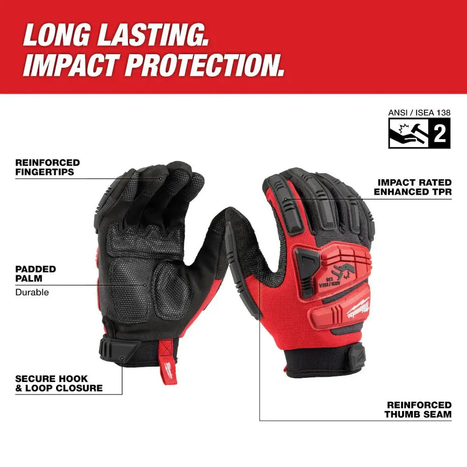 GUANTE ANTI IMPACTO WRECKING T/XXL 48-73-8554  MILWAUKEE