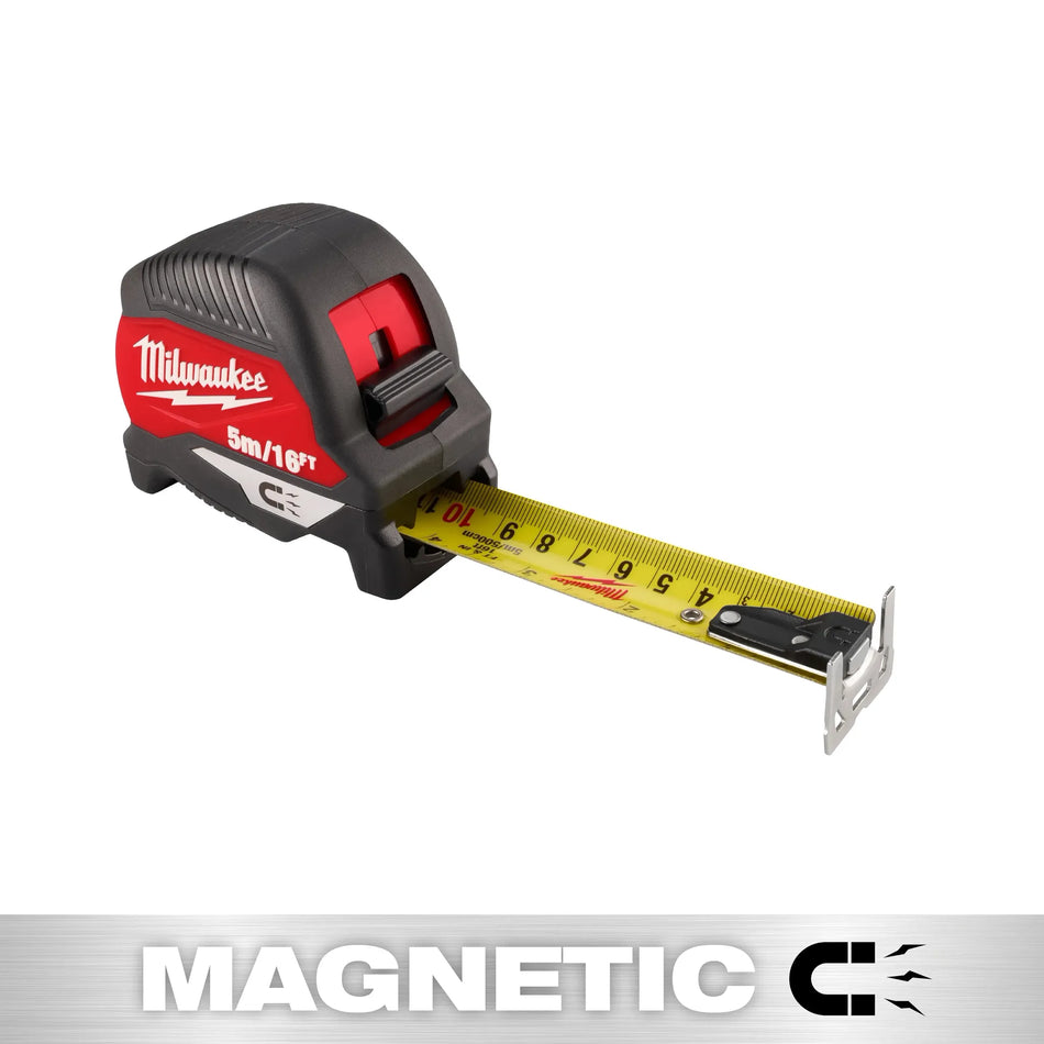 HUINCHA MEDIR 5 MTS MAGNETICA MILWAUKEE 48-22-1017M