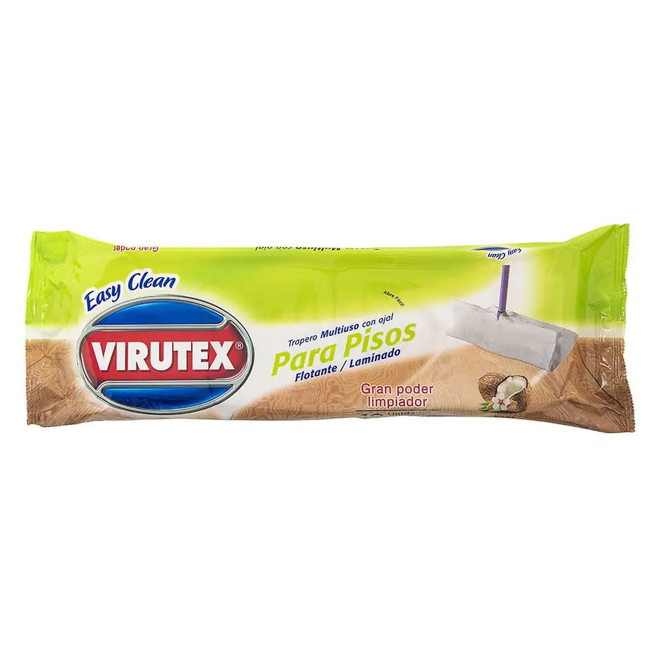 TRAPERO PISO FLOTANTE Y LAMINADOS C/OJAL 10 UNID VIRUTEX 1100776