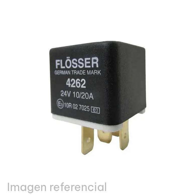 RELAY 24V 3 PATAS 20 AMP 21W FLOSSER