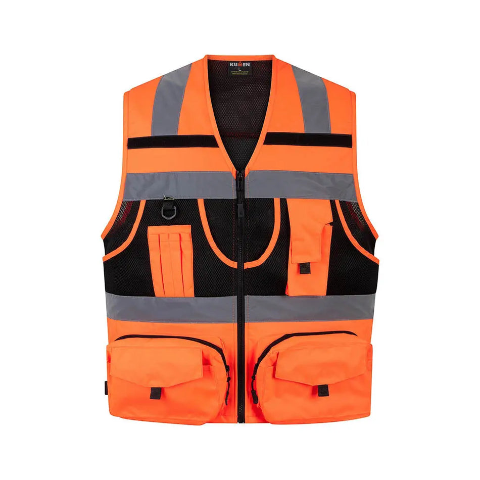 CHALECO GEOLOGO GEOPLUS NARANJO T/L KUMEN FCA103