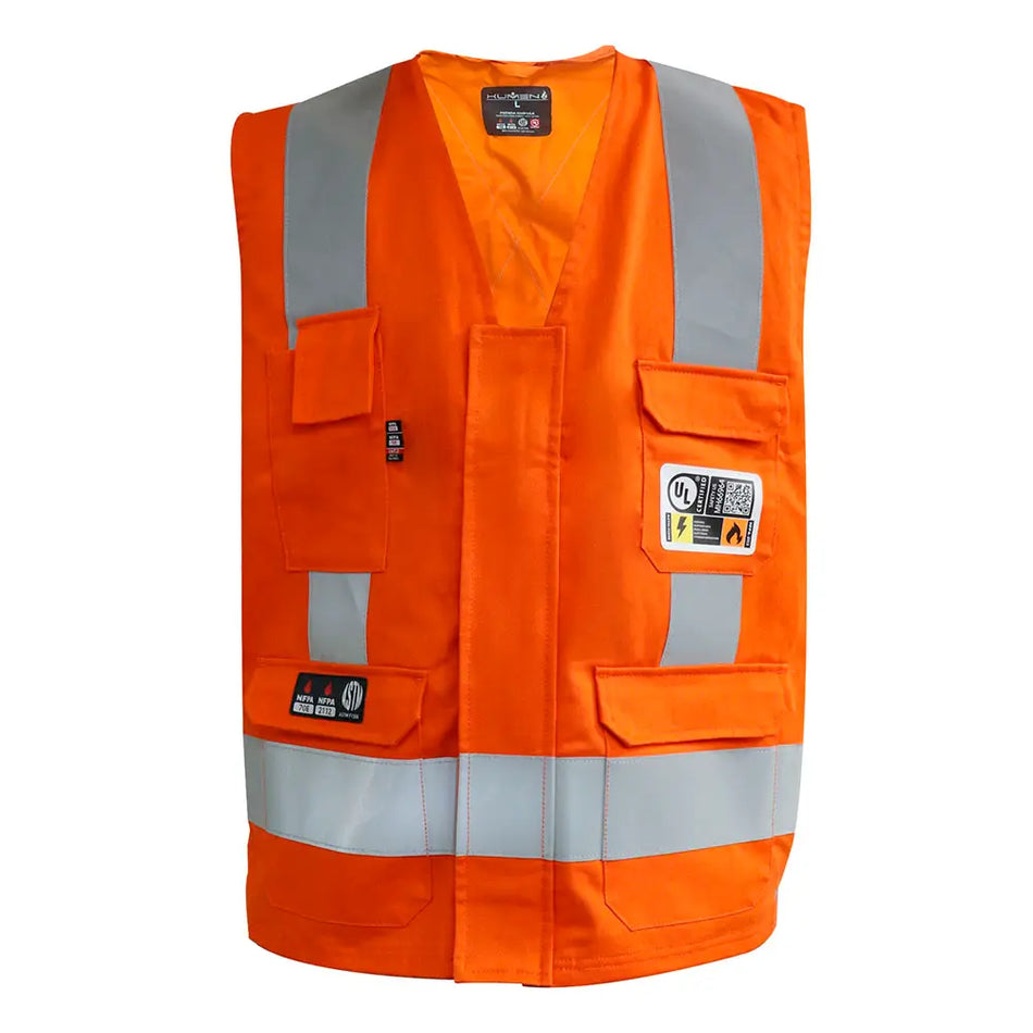CHALECO GEOLOGO MUJER GEOPLUS NARANJO T/L FCB413