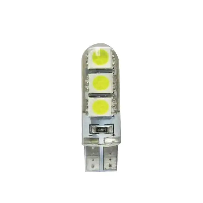 AMPOLLETA 12V LED T10 6 LED SMD BLANCA