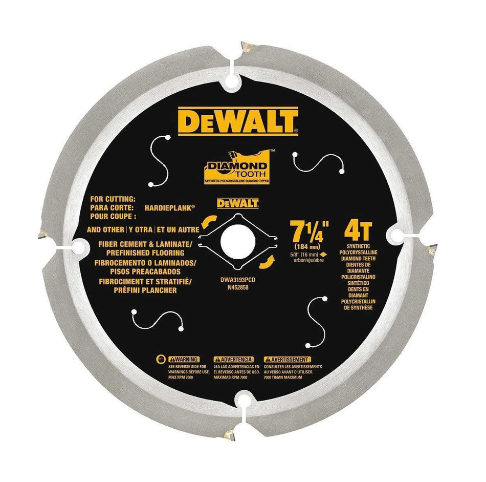 DISCO CORTE FIBROCEMENTO 7.1/4 DWA3193PCD DEWALT