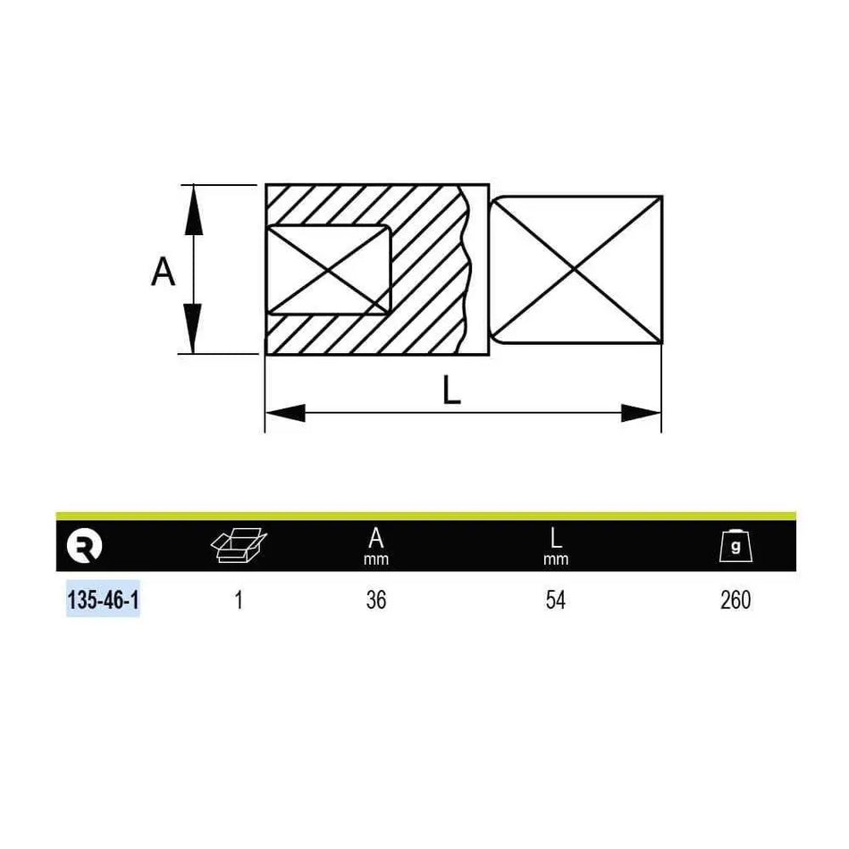 ADAPTADOR 3/4 A 1/2 135-46-1 IRIMO