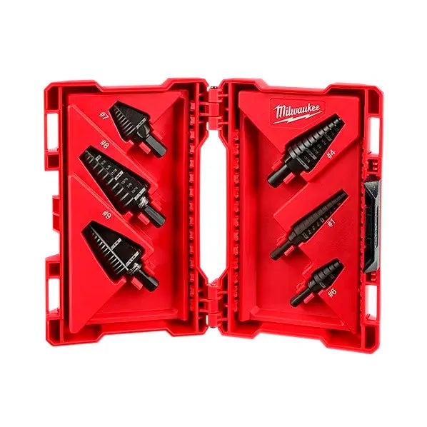 SET PUNTAS BROCAS ESCALONADA 6PZ 48-89-9224 MILWAUKEE